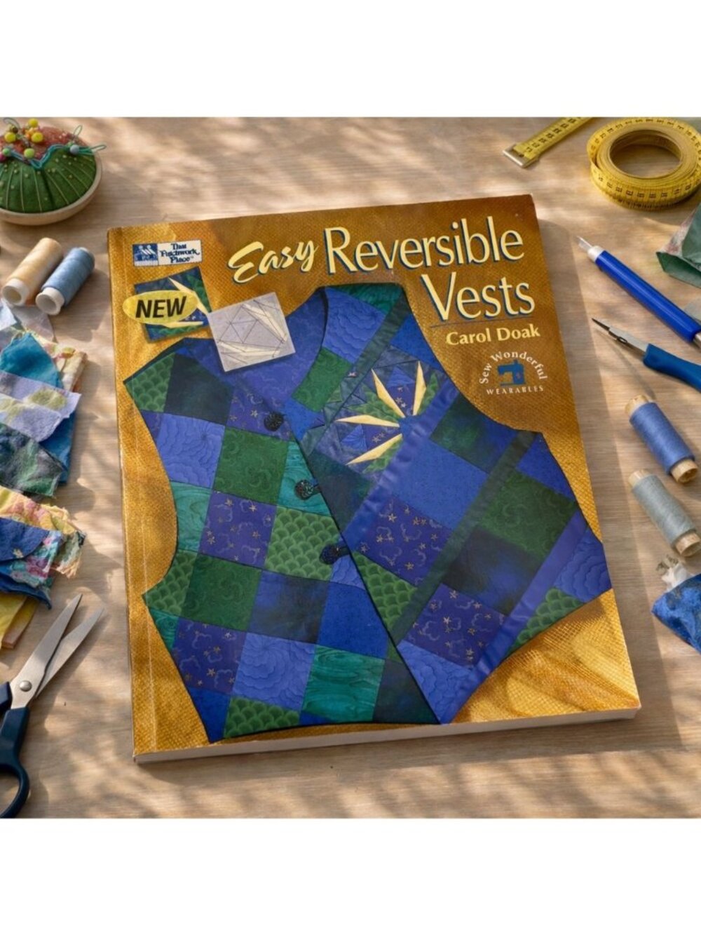 Easy Reversible Vests Carol Doak 1995 Paperback Quilting Sewing Guide